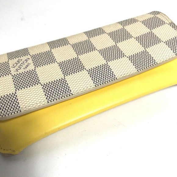 LOUIS VUITTON Damier Azur Etui Lunette Woody glasses sunglasses case - Picture 3 of 13